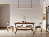 Organic dot pattern visible across the beige light abstract wallpaper surface