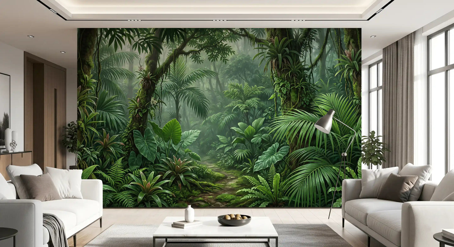 Emerald Forest Trail Wall Mural