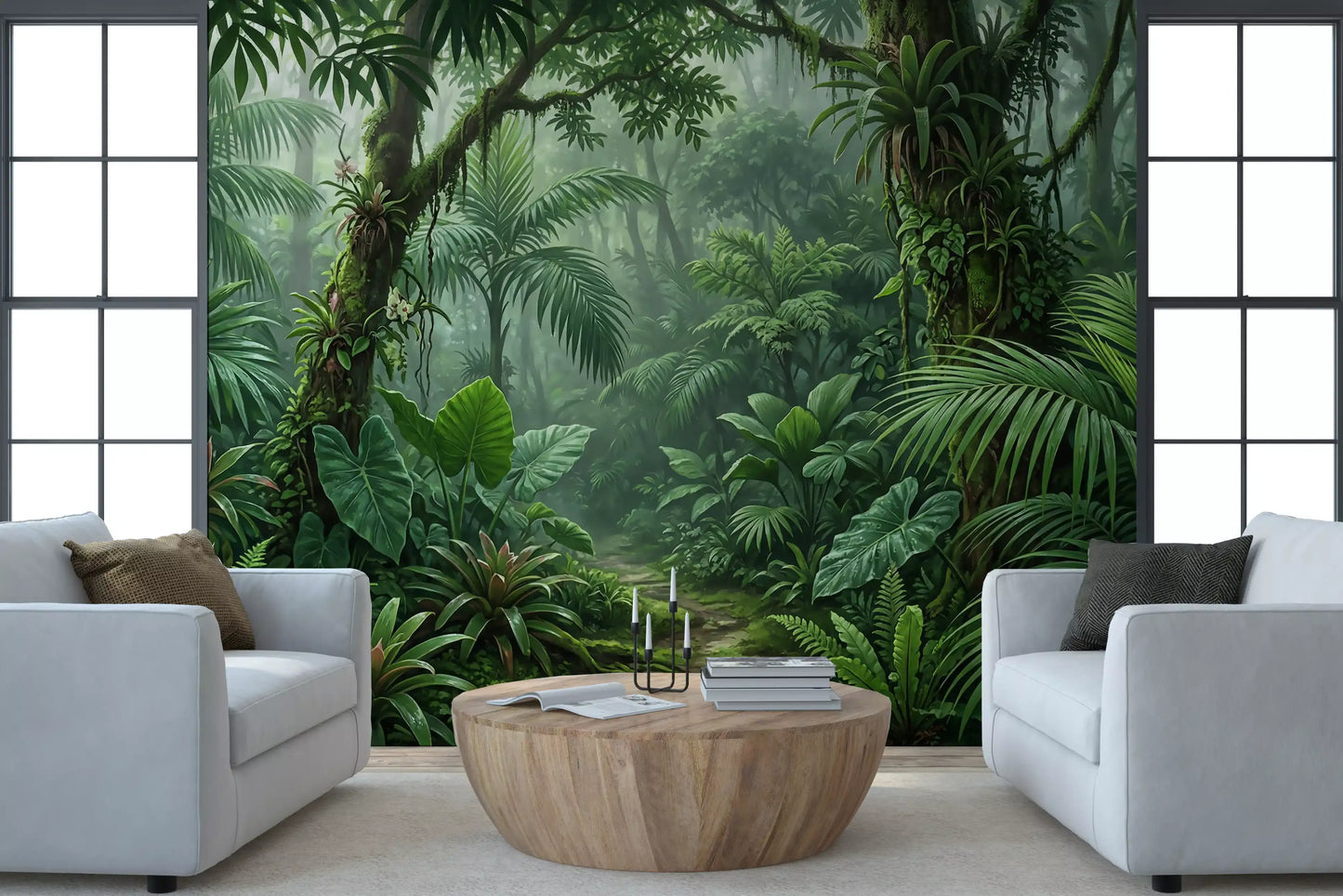Emerald Forest Trail Wall Mural
