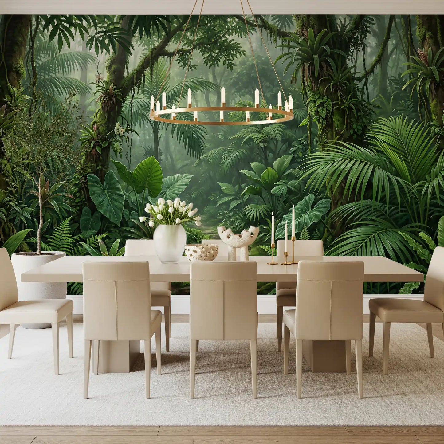 Emerald Forest Trail Wall Mural