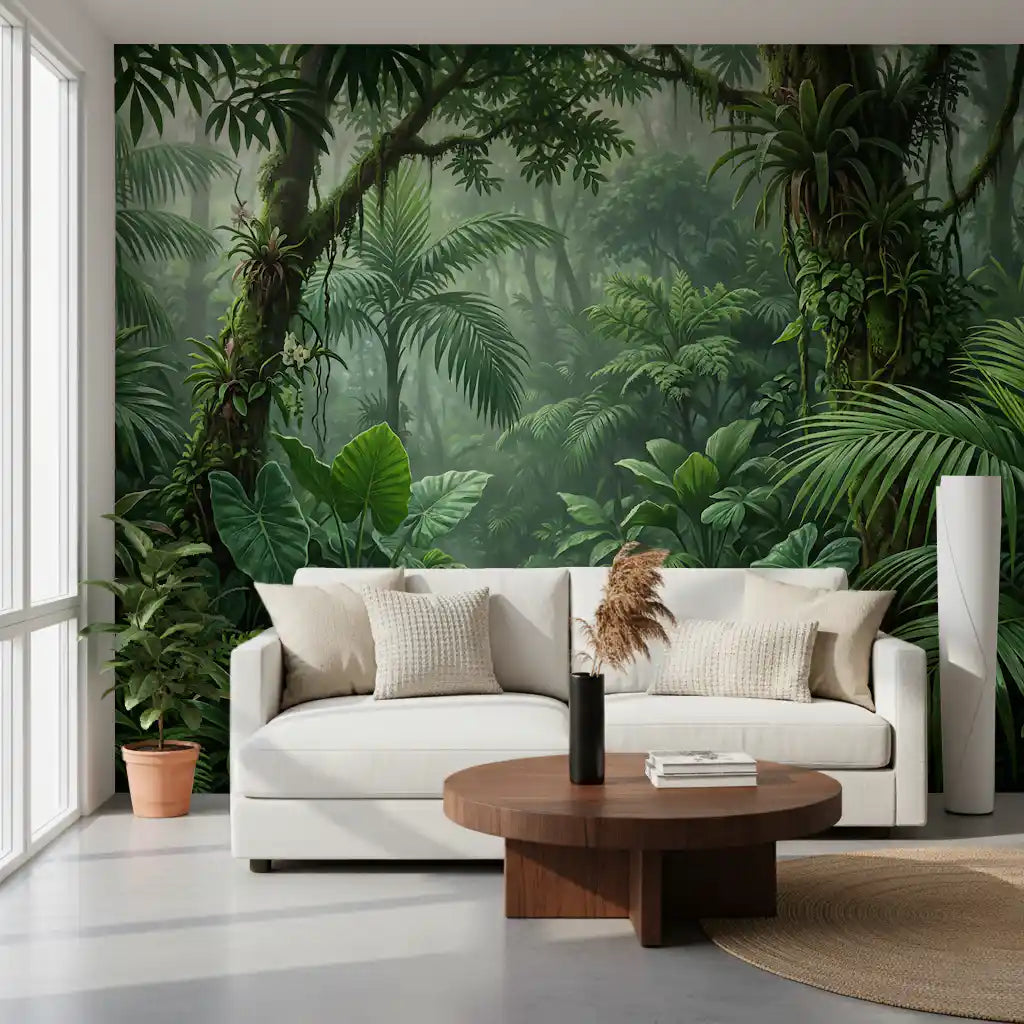 Emerald Forest Trail Wall Mural