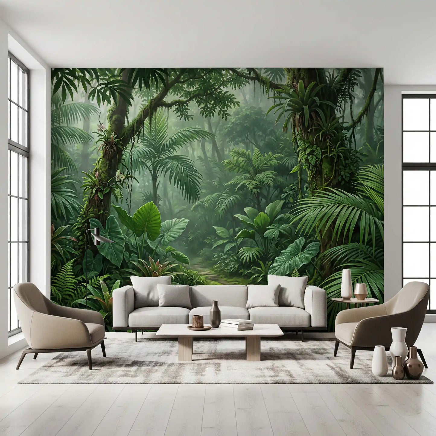 Emerald Forest Trail Wall Mural
