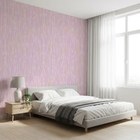 Soft pink watercolor wallpaper with peach undertones and cream highlights