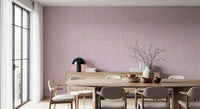 Translucent stroke marks on the soft pink wallpaper with willow-line texture