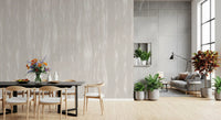 Abstract wall mural bringing subtle texture to a Dining room.