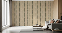 Woven fabric appearance captured perfectly within this rustic Stripes wallpaper.