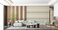 Horizontal geometric bands visible on the Ornament wallpaper