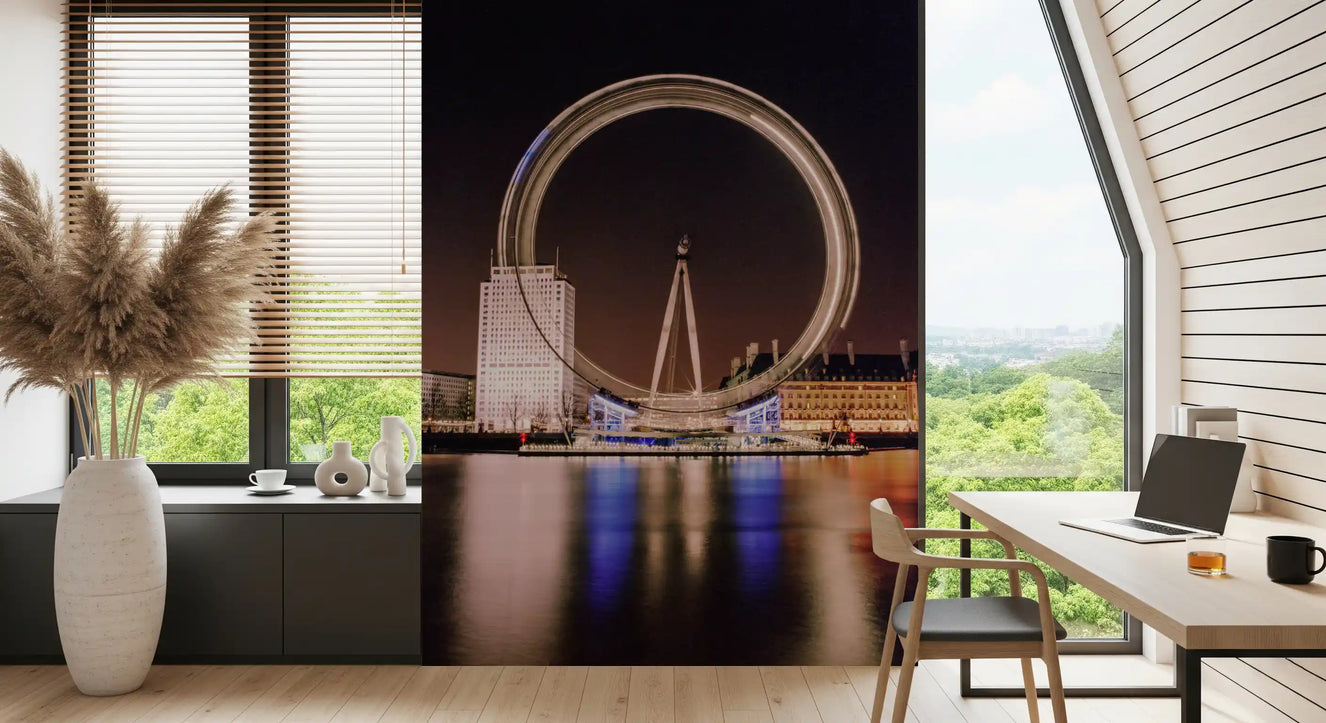 London Eye: Timeless Night Spin Wall Mural
