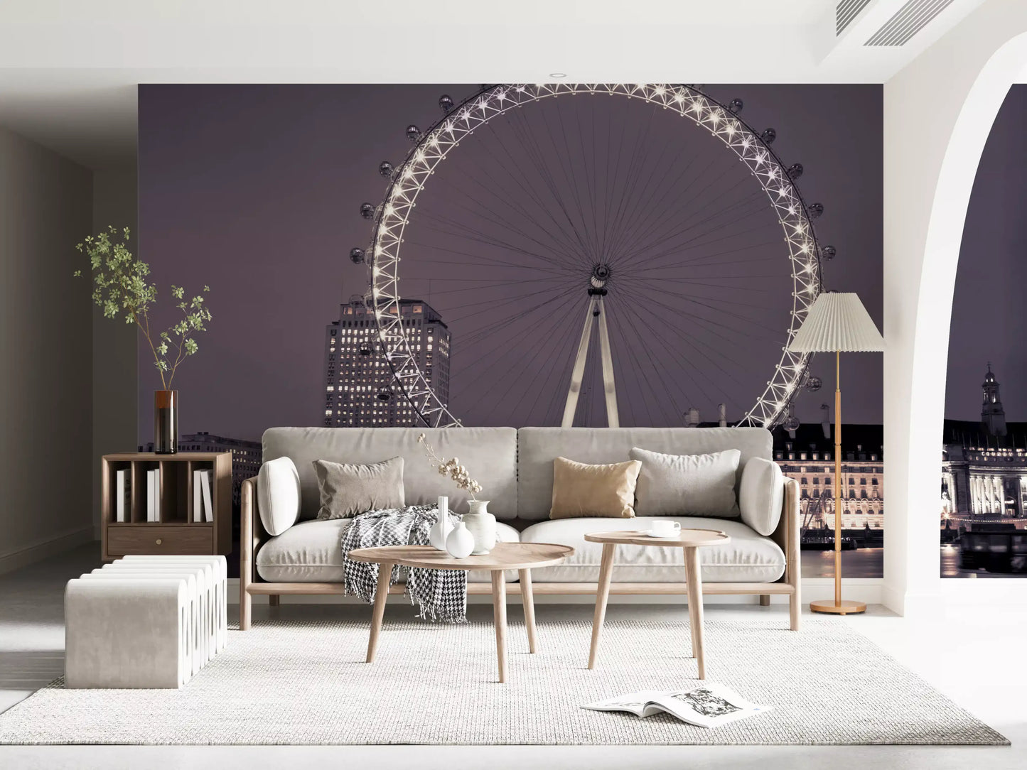 London Eye: Midnight Radiance Wall Mural