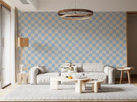 Hallway area highlighted by the Azure wallpaper.
