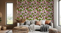 Apple blossom on white 2 Wallpaper⁠