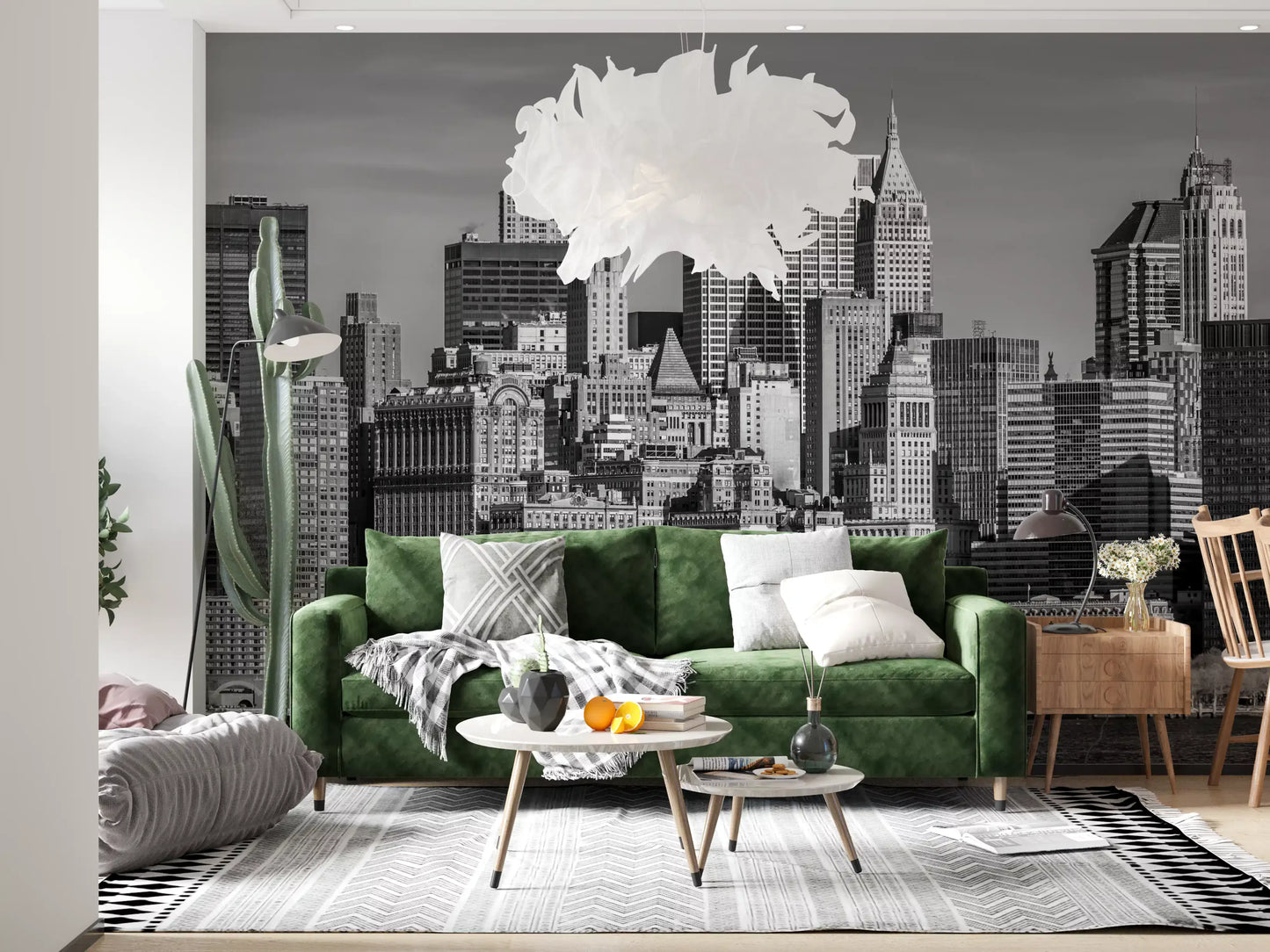 Manhattan Monochrome Majesty Wall Mural