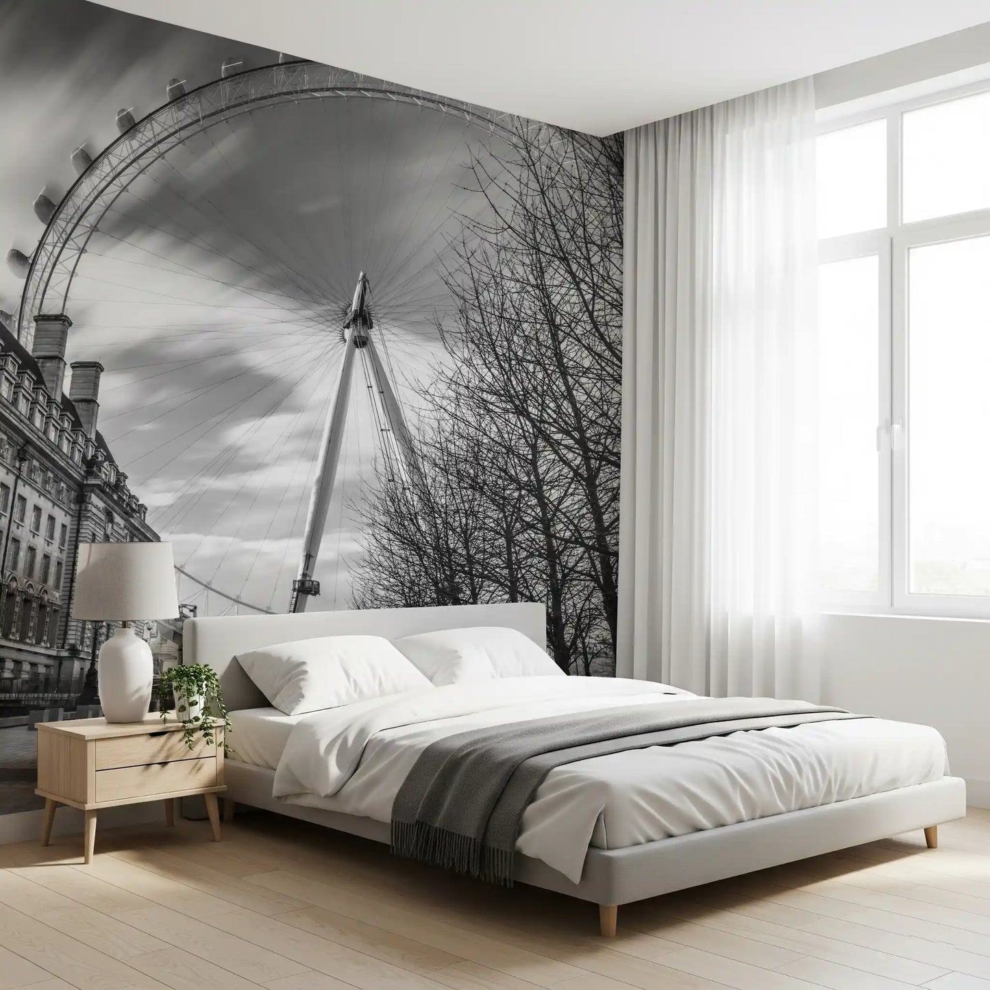London Eye: Monochrome Majesty Wall Mural