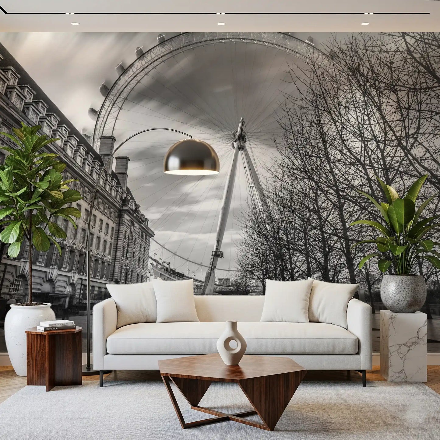 London Eye: Monochrome Majesty Wall Mural