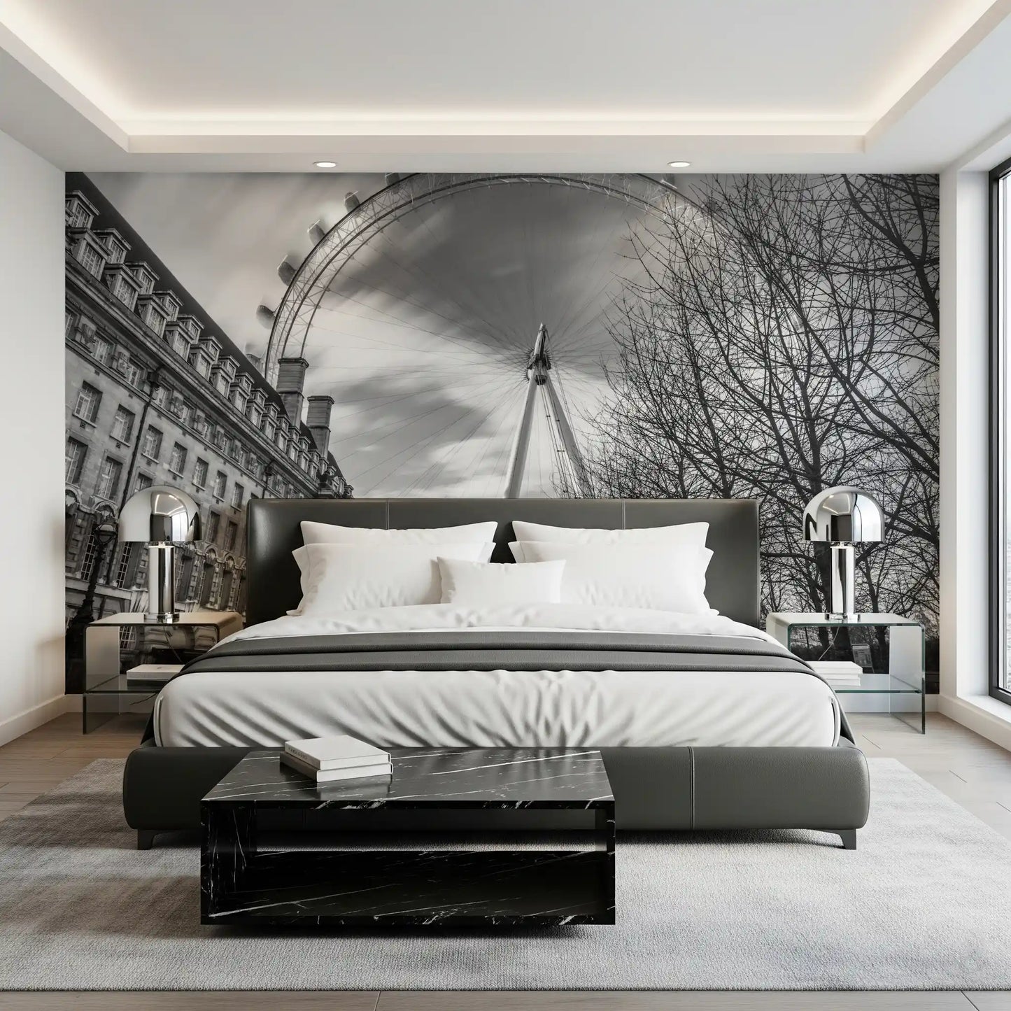 London Eye: Monochrome Majesty Wall Mural