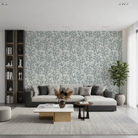A Living room setting benefits from this Gray wallpaper aesthetic.
