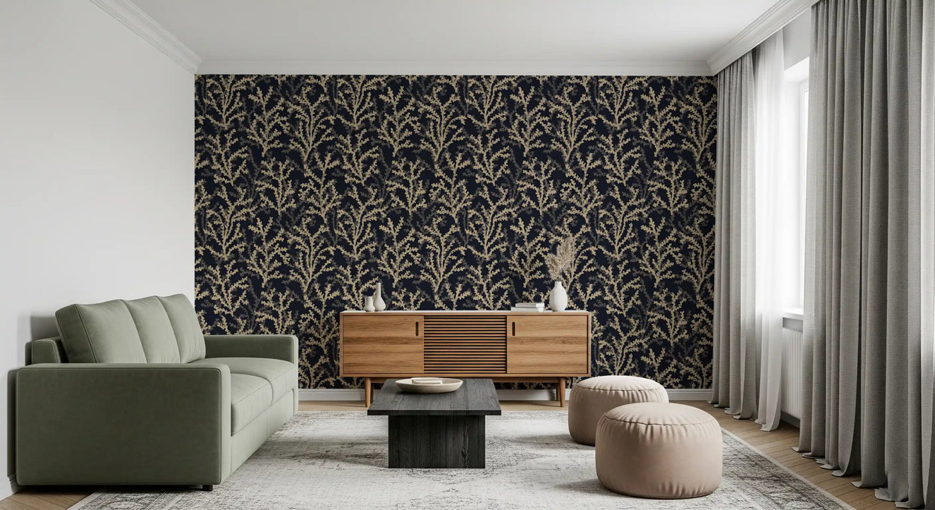 Painted Coraline Sand Dark Wallpaper⁠