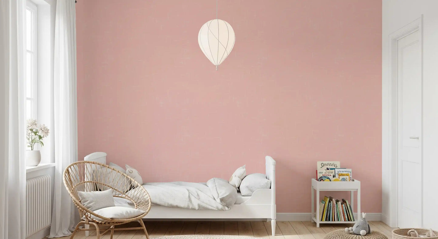 Blush Pink Linen Texture Wallpaper Mid Century Modern Wallpaper⁠