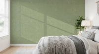 Bedroom featuring Sage Texture Wallpaper with a calm woven surface