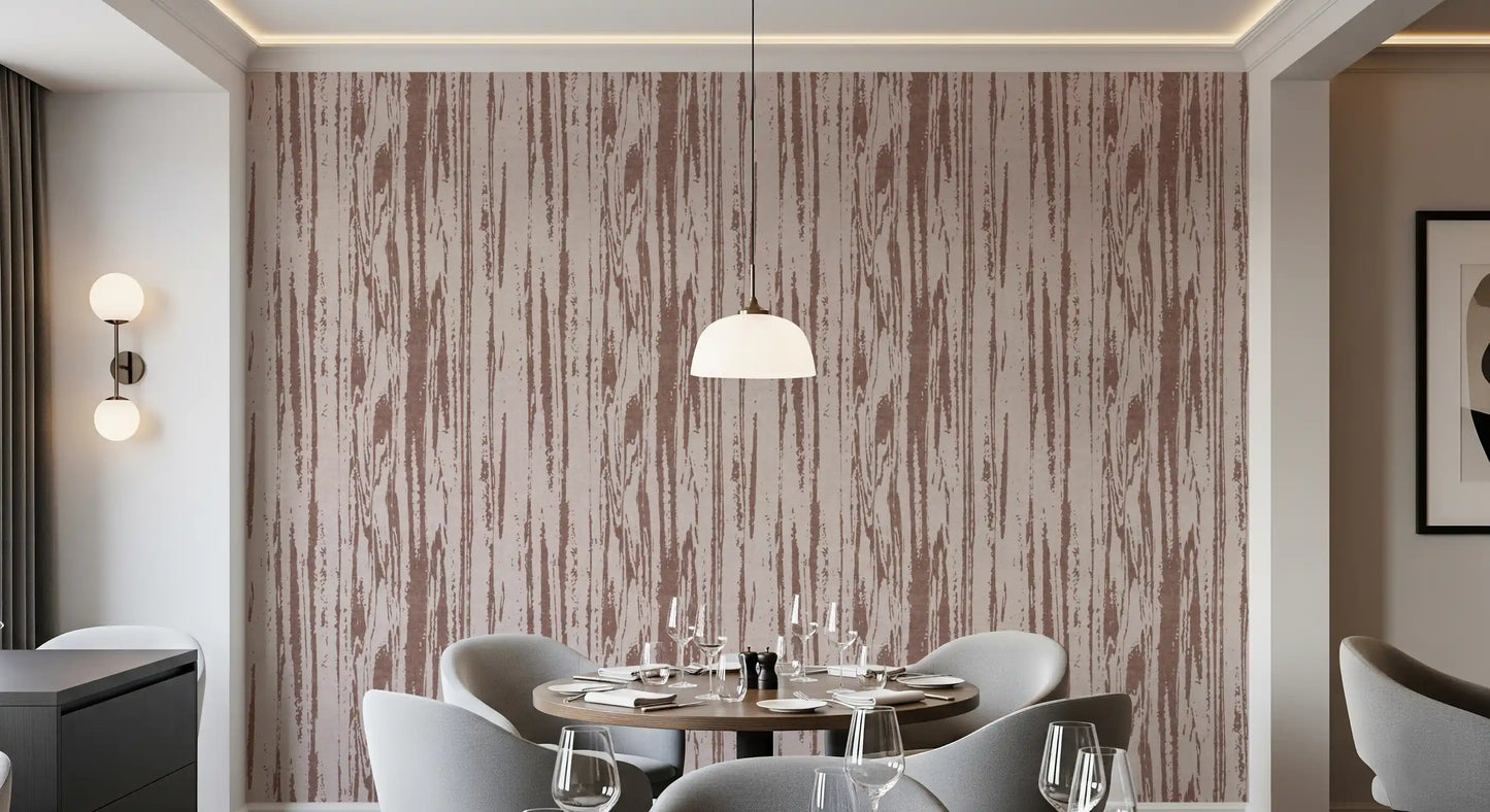 Muted rose markings give this surface wallpaper a gentle worn effect