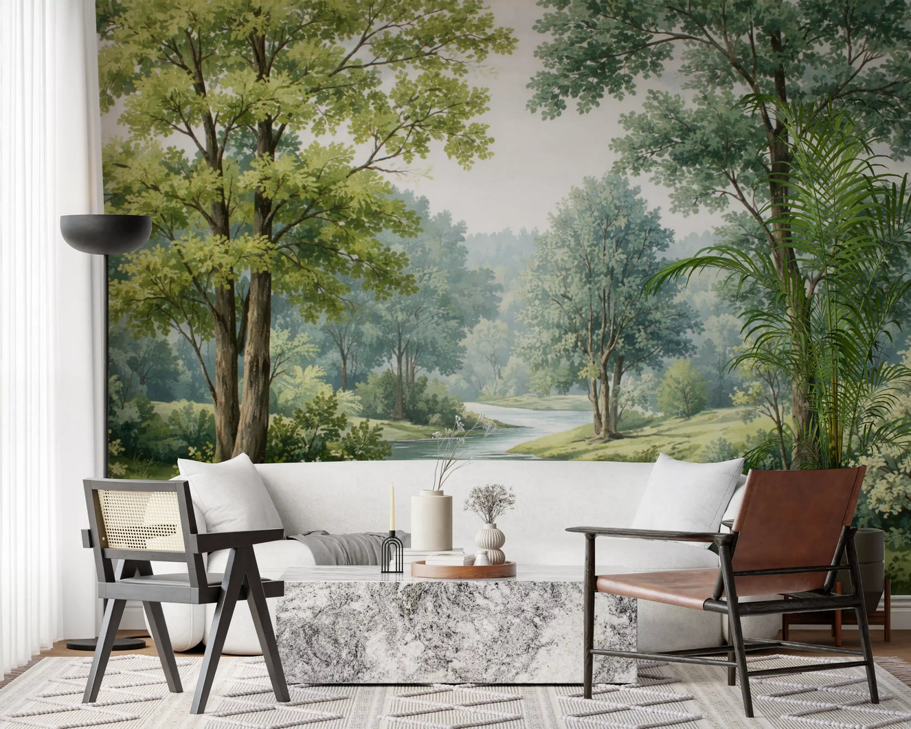 Forest River Serenity Wall Mural