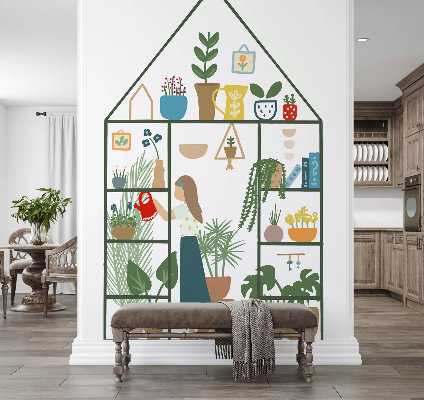 Inddor Garden Wall Mural