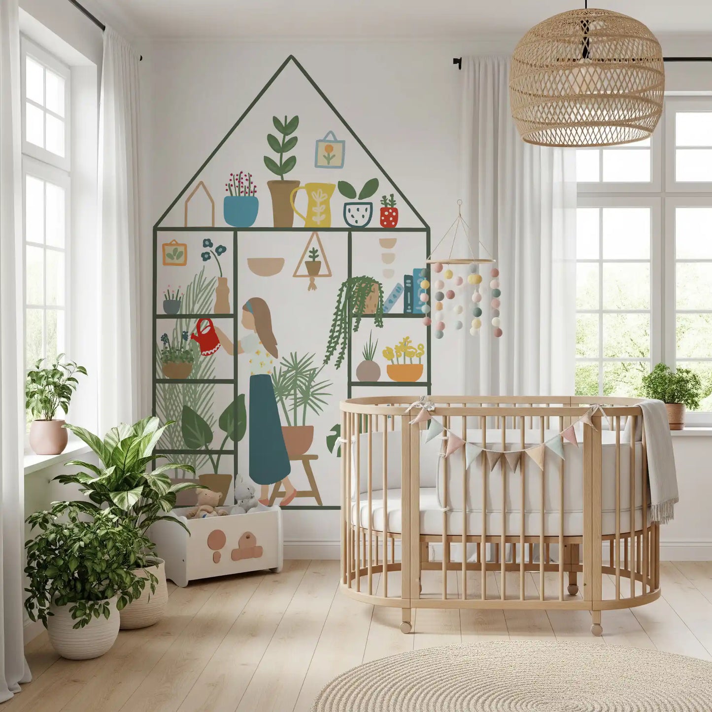 Inddor Garden Wall Mural