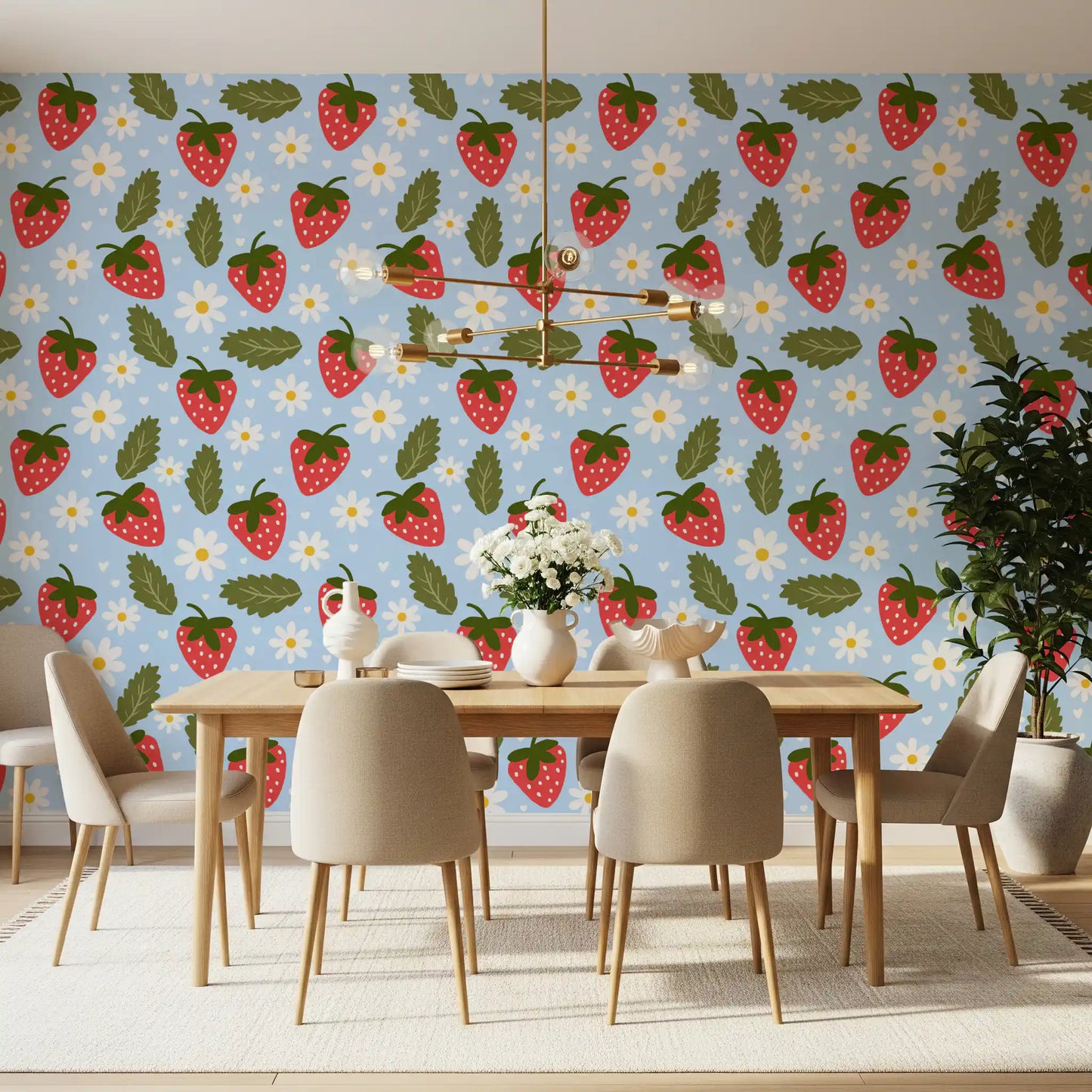 Sweet Berry Bloom Wallpaper⁠