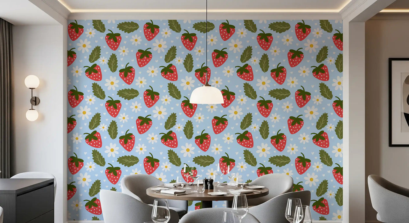 Sweet Berry Bloom Wallpaper⁠
