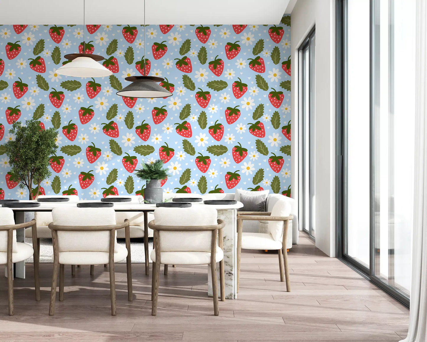 Sweet Berry Bloom Wallpaper⁠