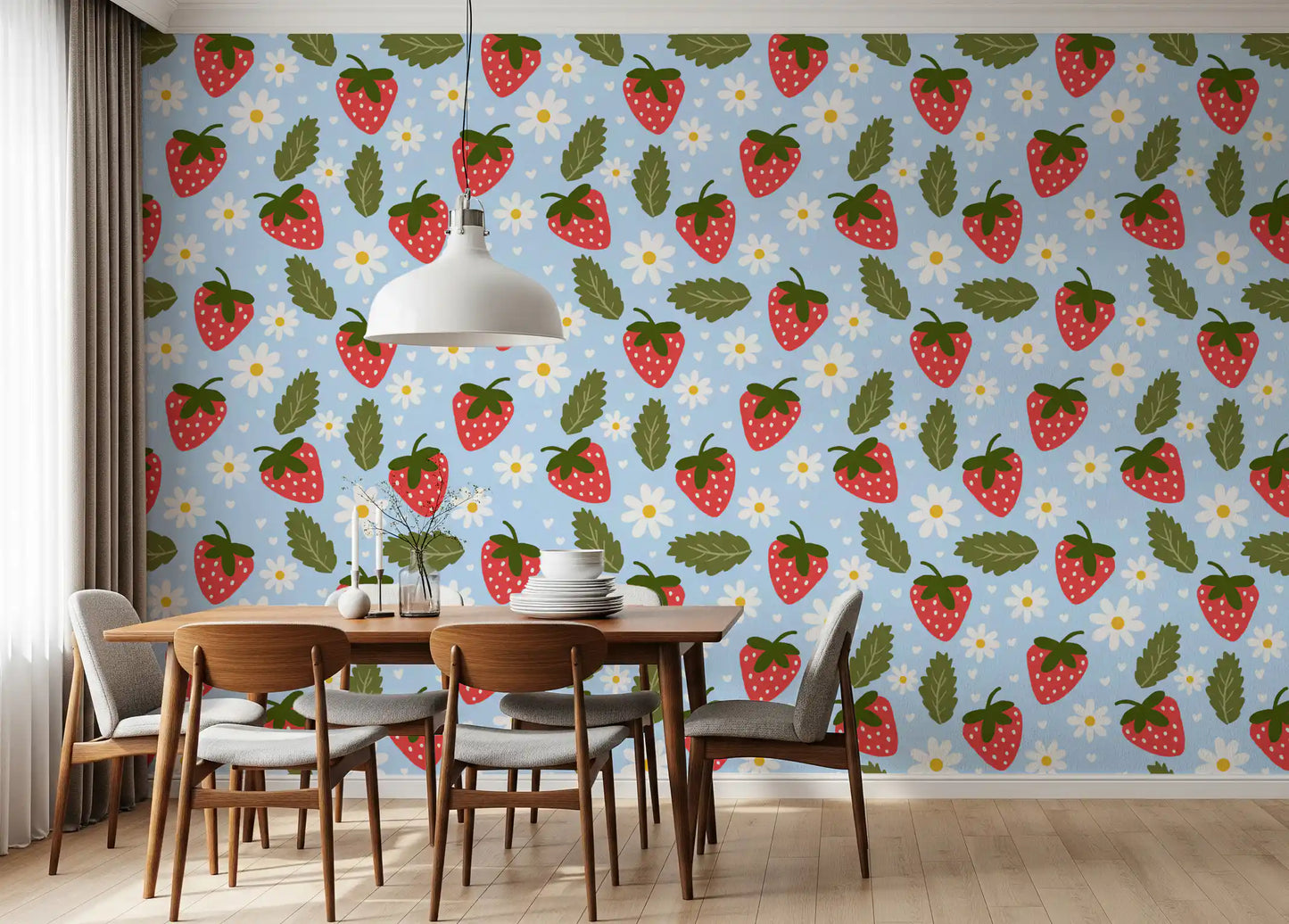 Sweet Berry Bloom Wallpaper⁠