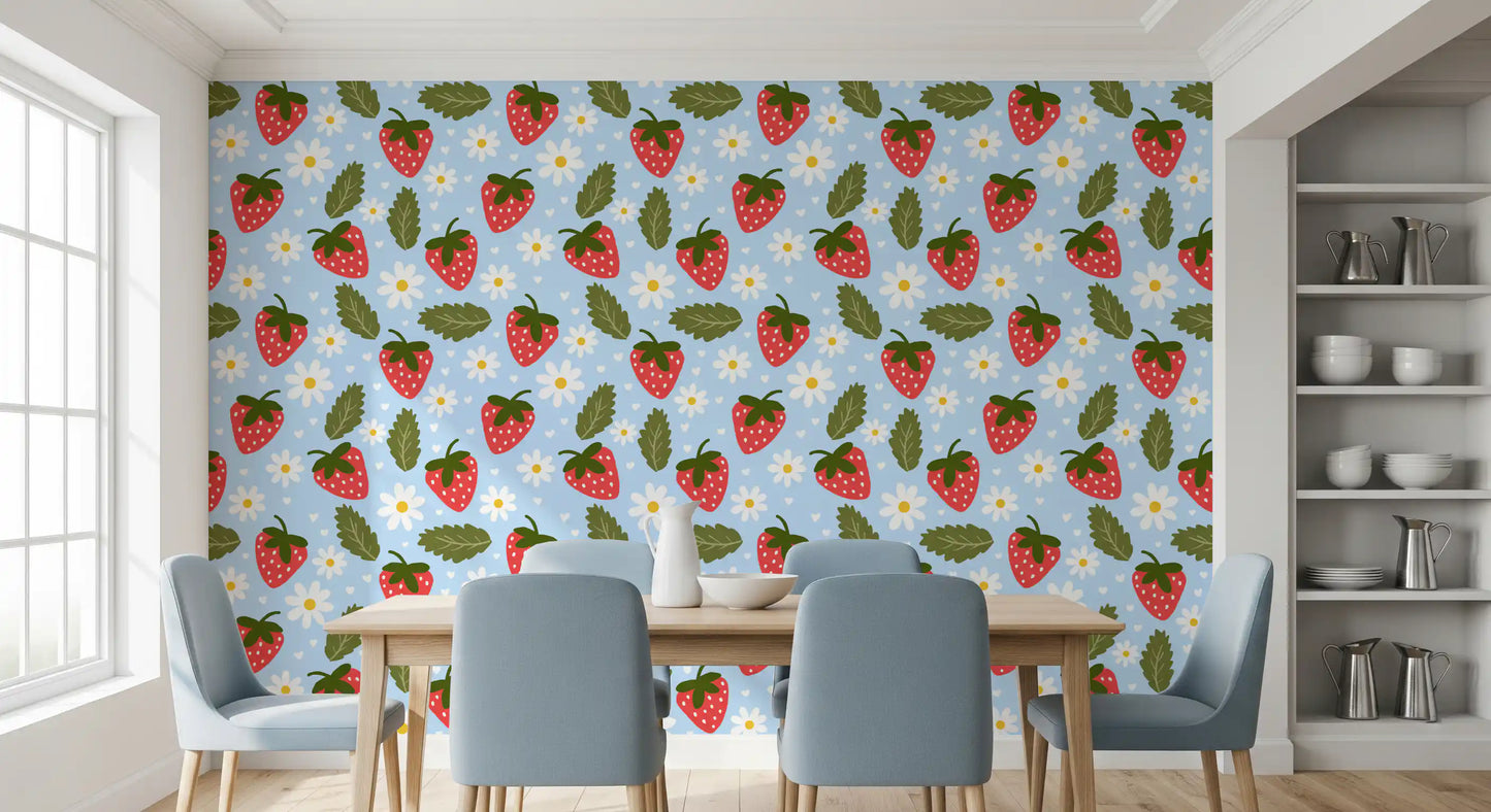 Sweet Berry Bloom Wallpaper⁠