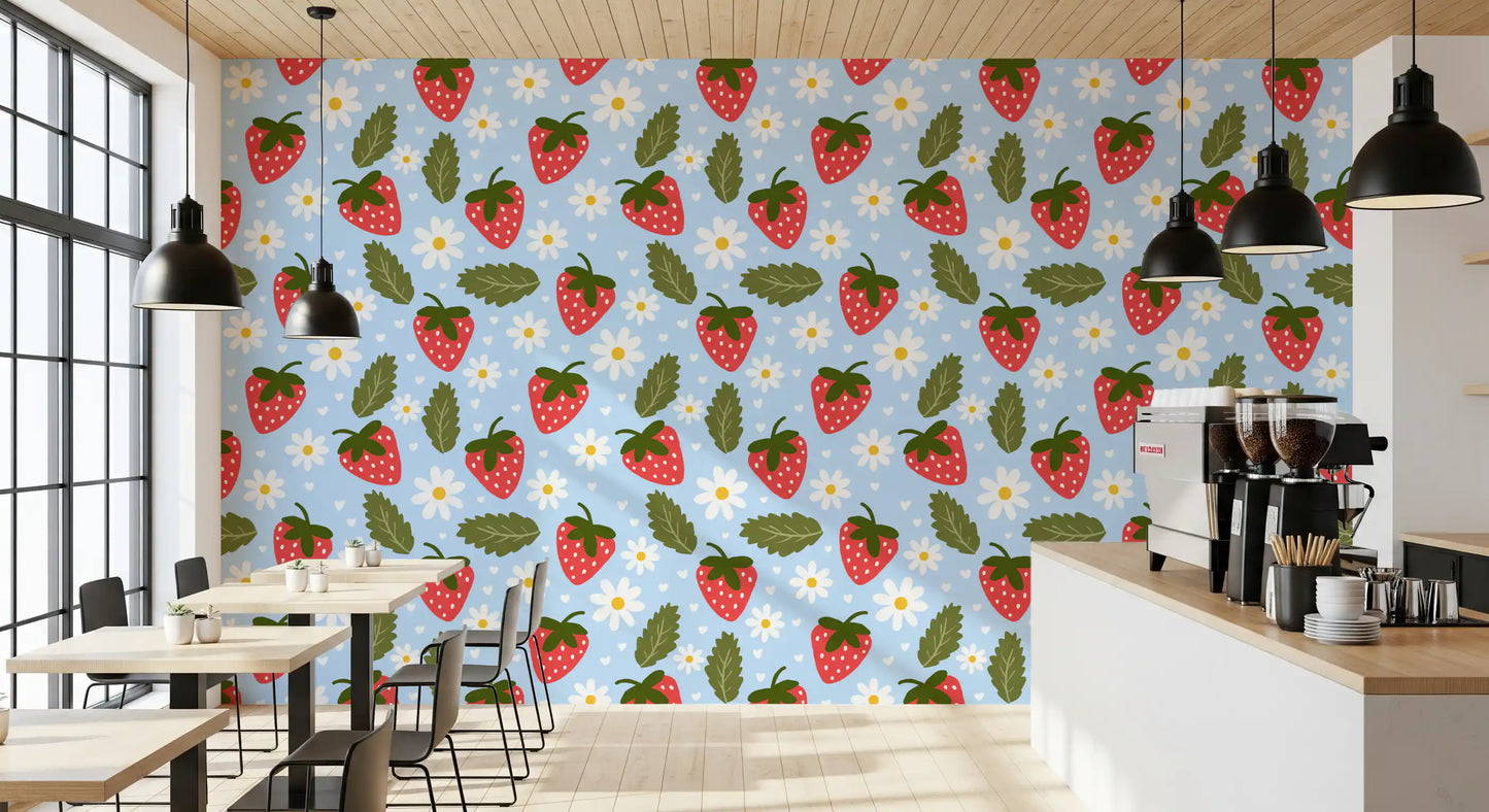 Sweet Berry Bloom Wallpaper⁠