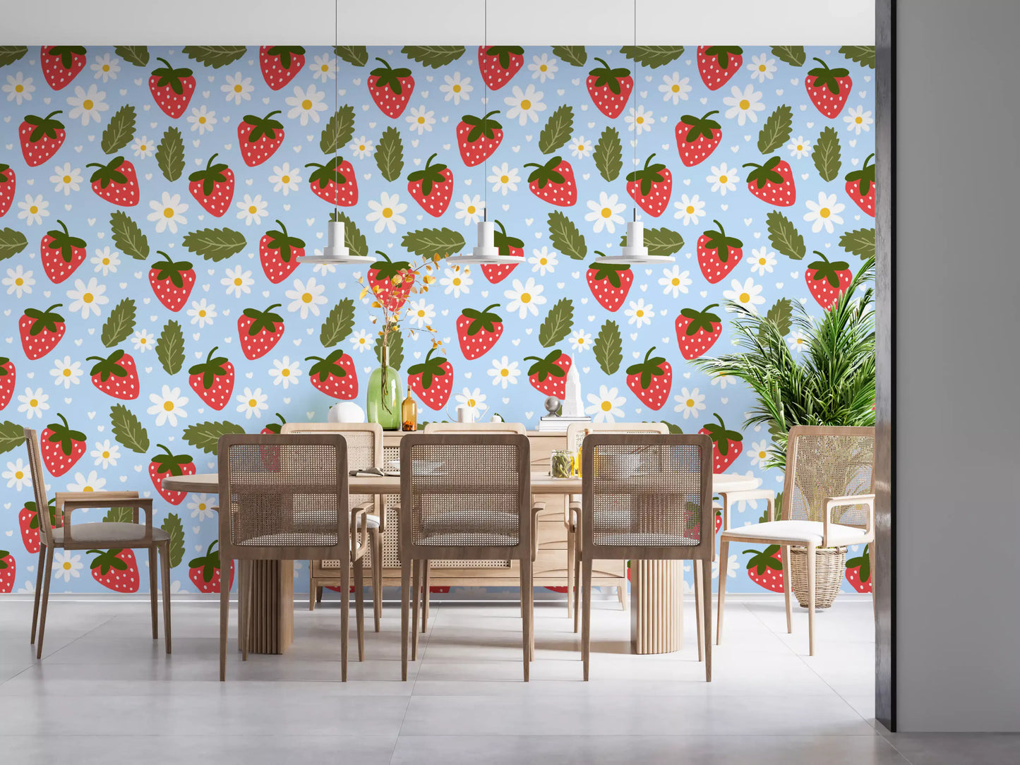 Sweet Berry Bloom Wallpaper⁠