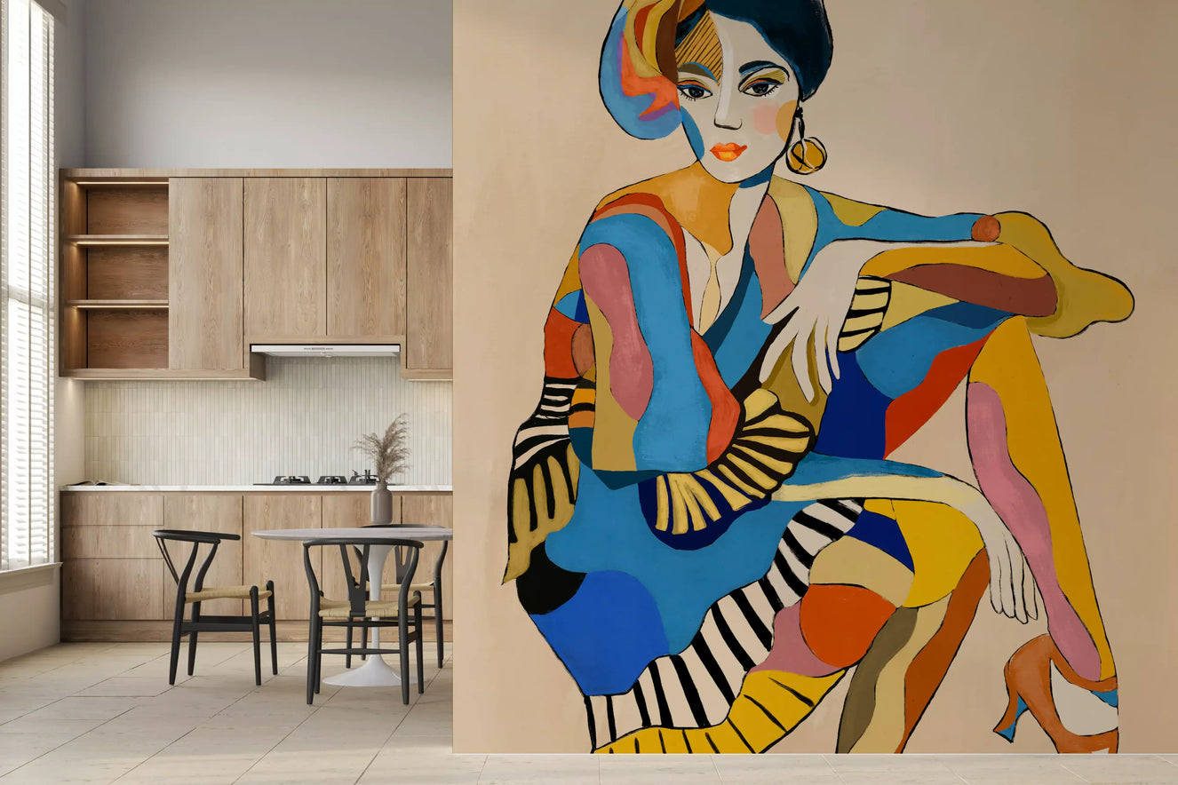 The Cabaret Dancer Wall Mural