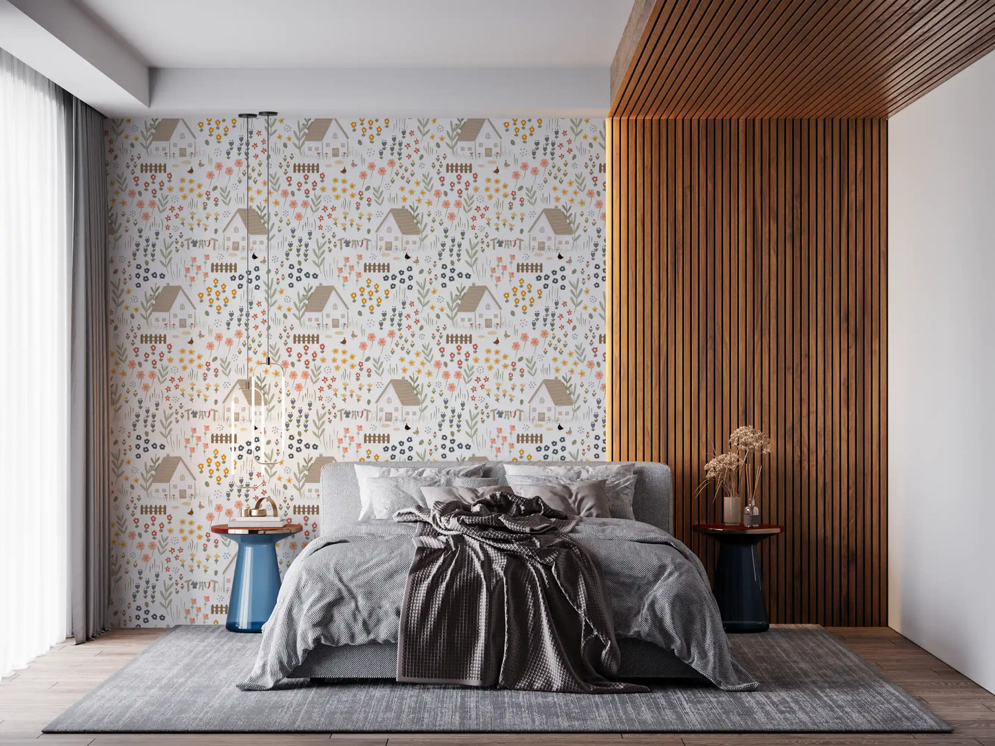 Country Cottage Wallpaper⁠