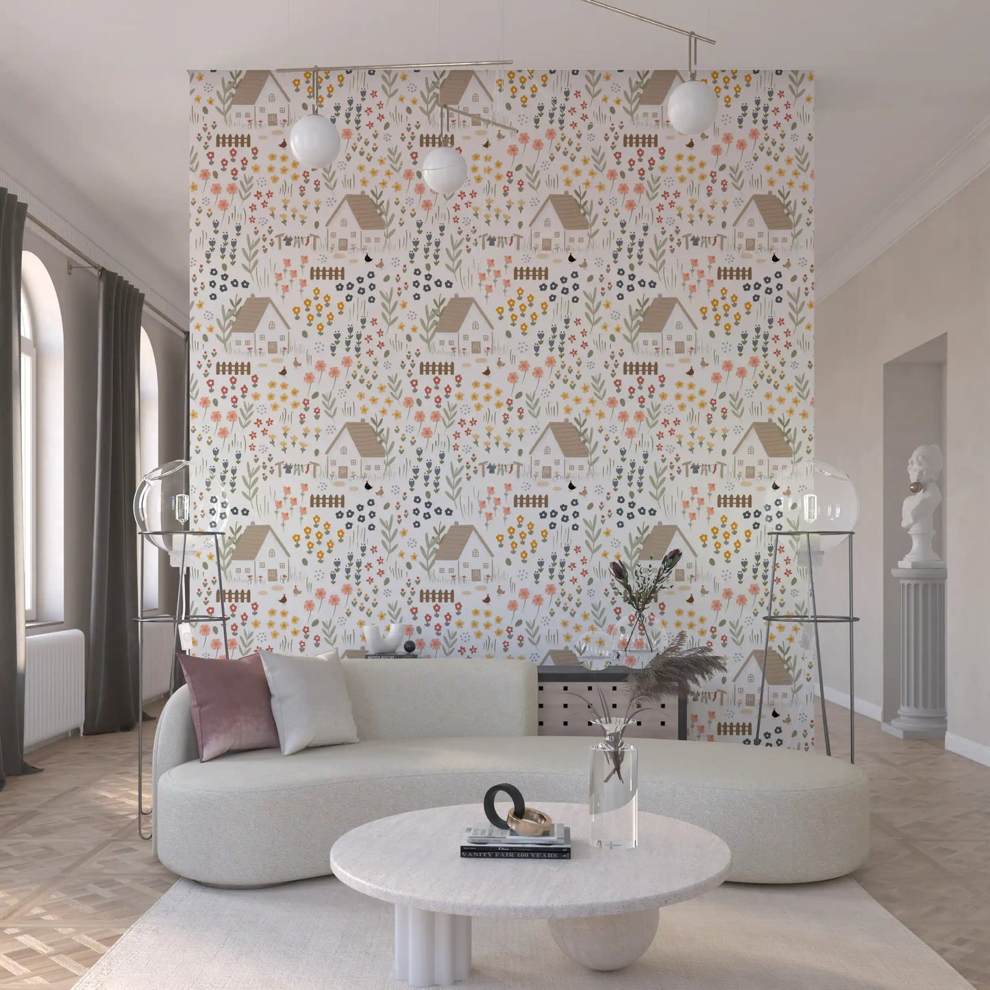 Country Cottage Wallpaper⁠