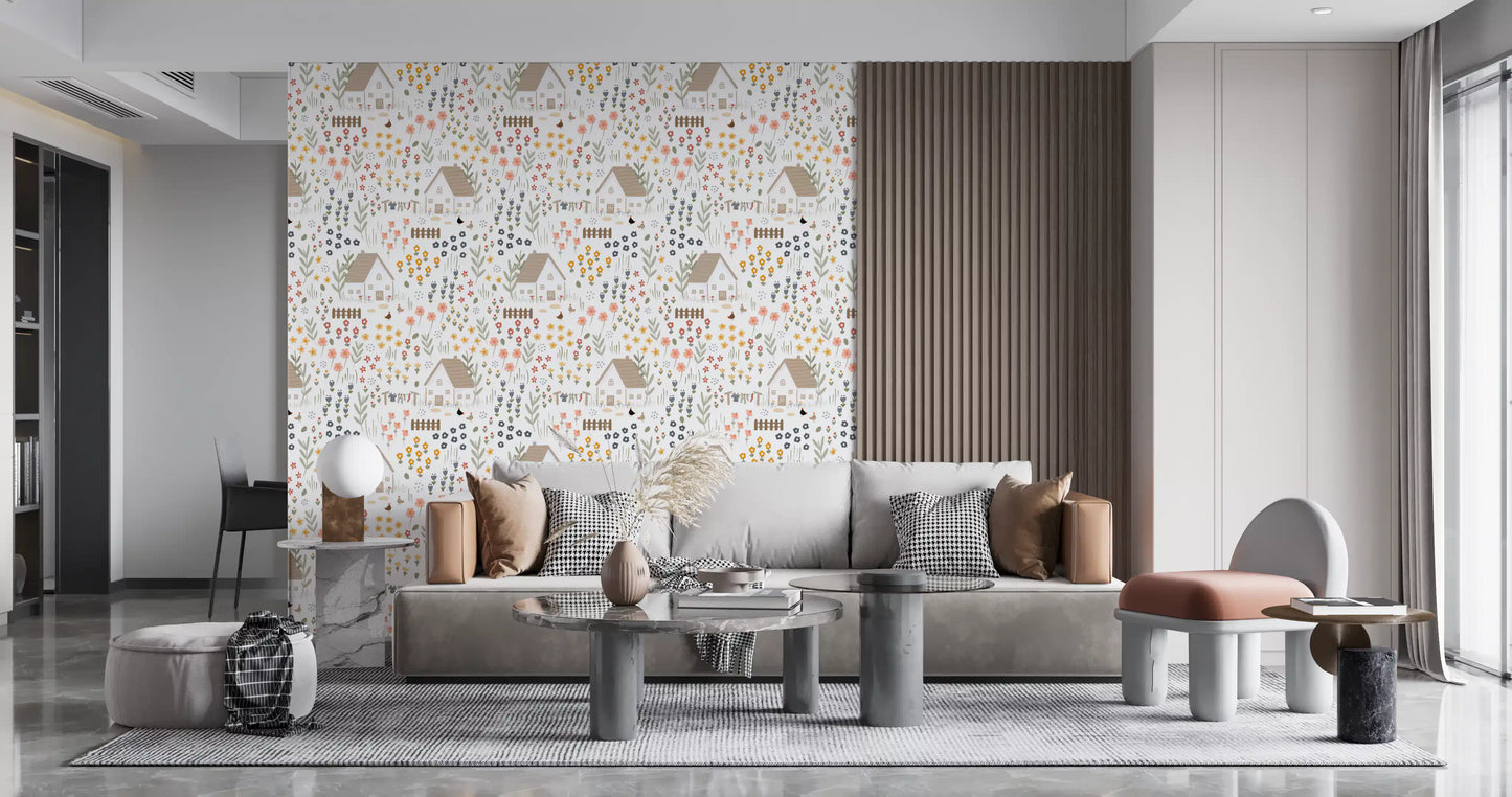 Country Cottage Wallpaper⁠