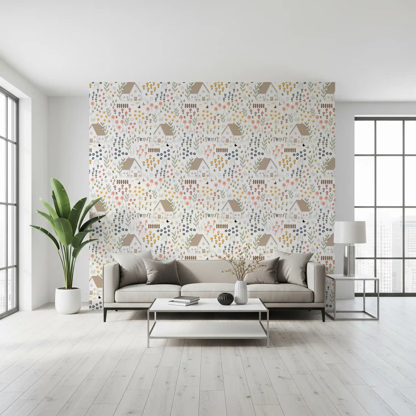 Country Cottage Wallpaper⁠