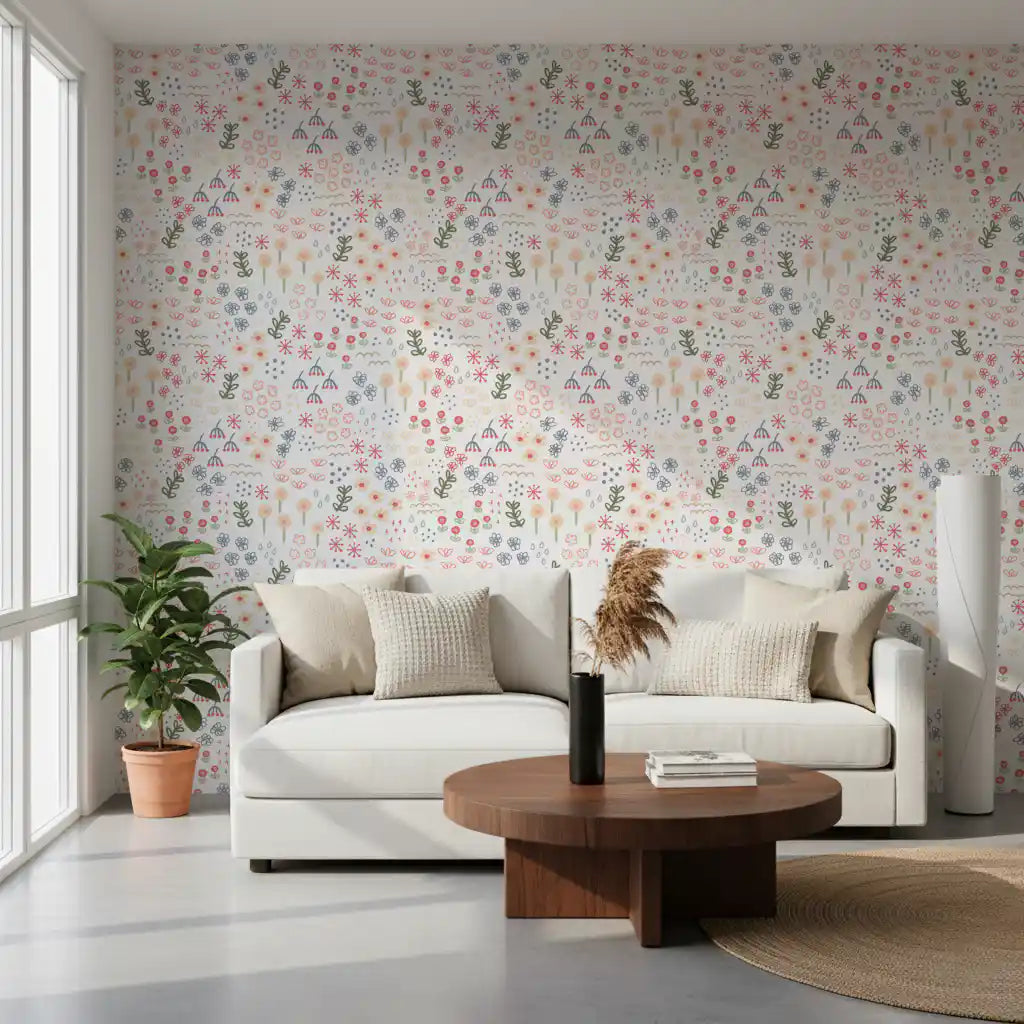 English Garden Flowers Wallpaper⁠