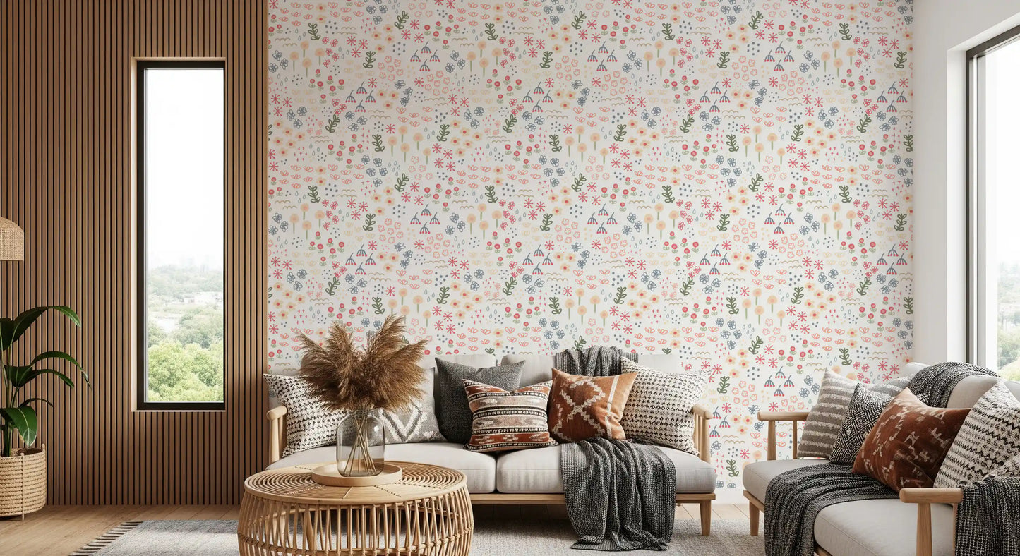 English Garden Flowers Wallpaper⁠