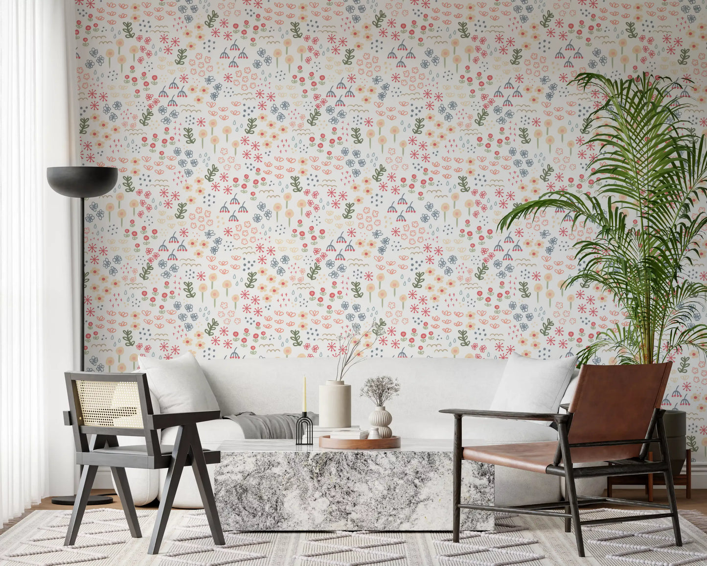 English Garden Flowers Wallpaper⁠