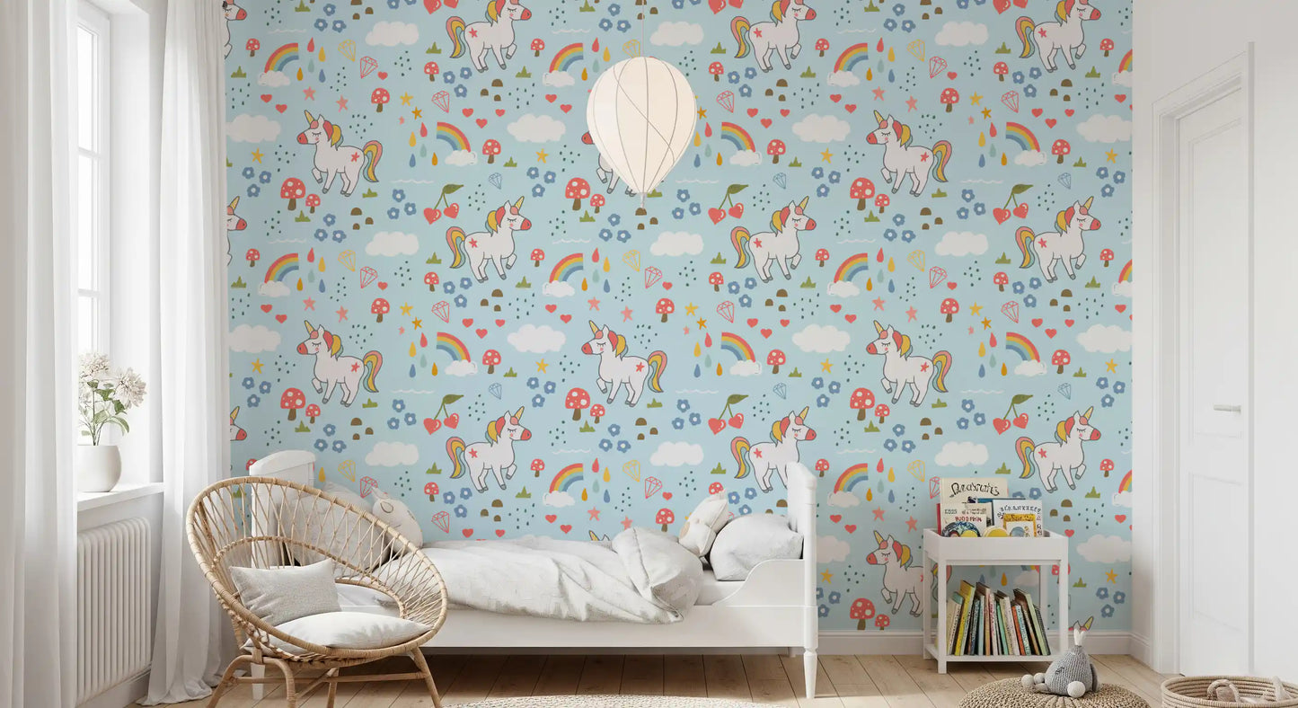Whimsical Unicorn Dreams Wallpaper⁠