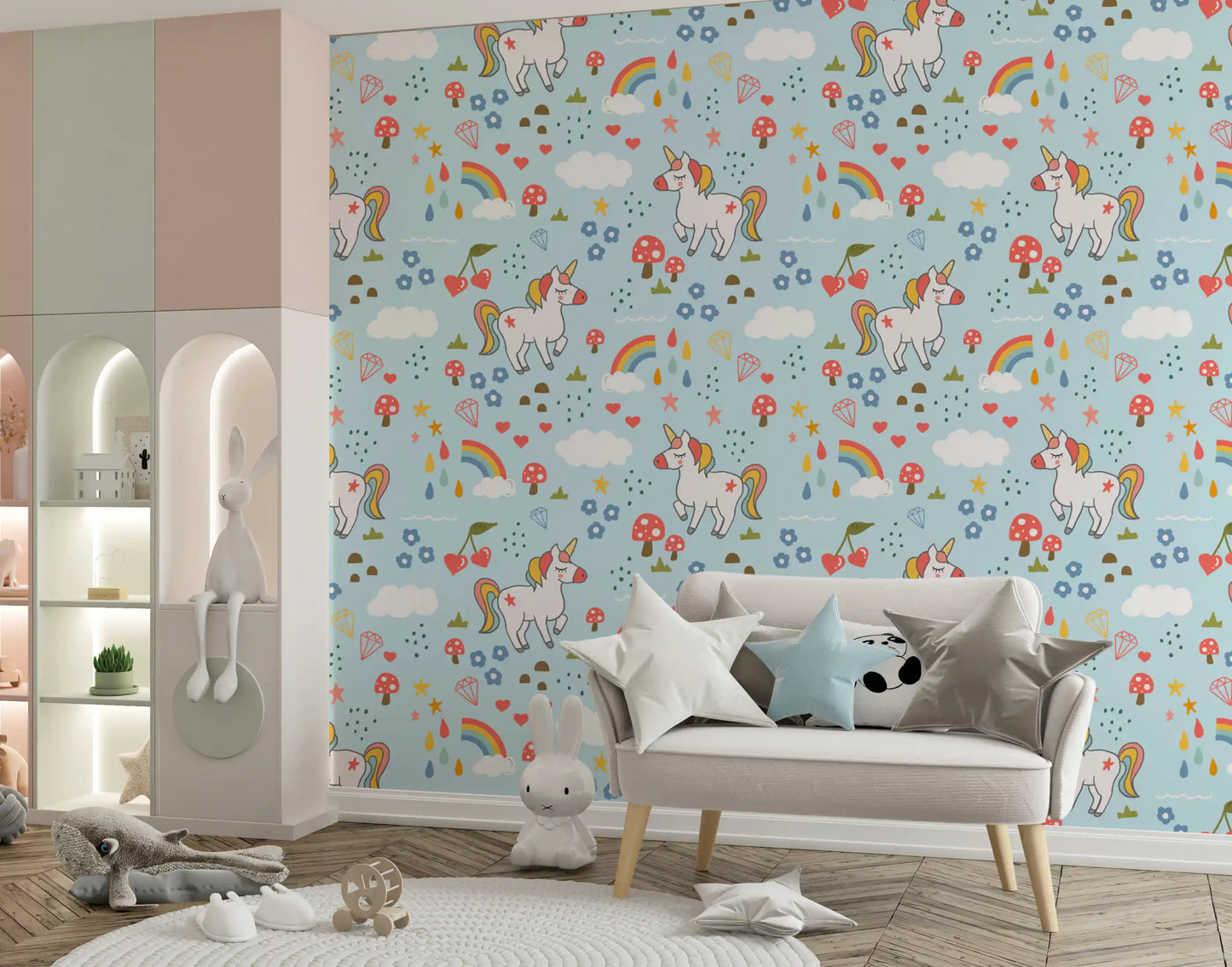 Whimsical Unicorn Dreams Wallpaper⁠