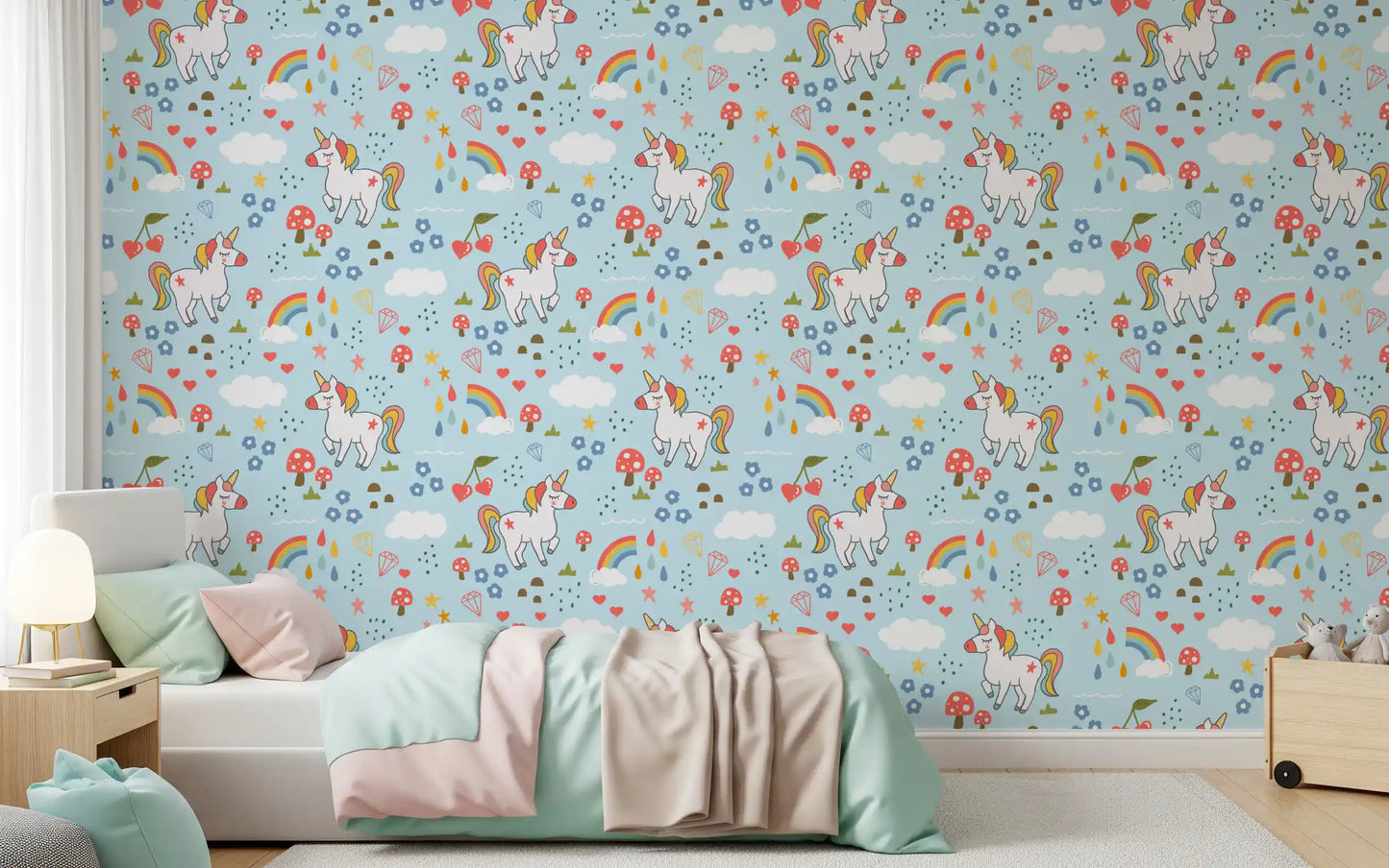 Whimsical Unicorn Dreams Wallpaper⁠