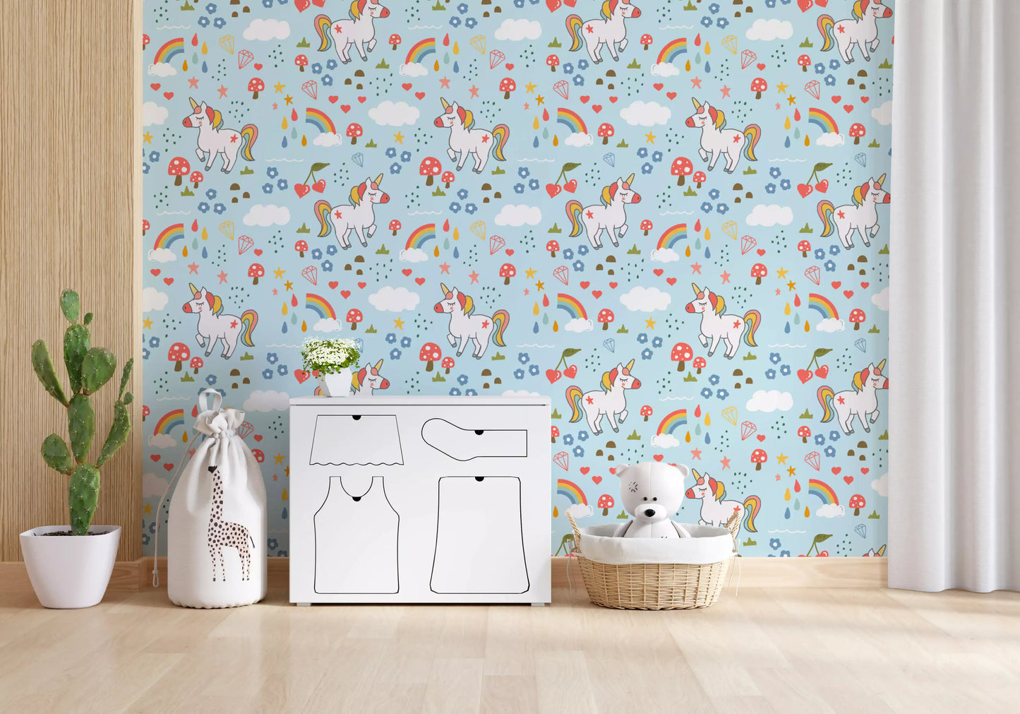 Whimsical Unicorn Dreams Wallpaper⁠