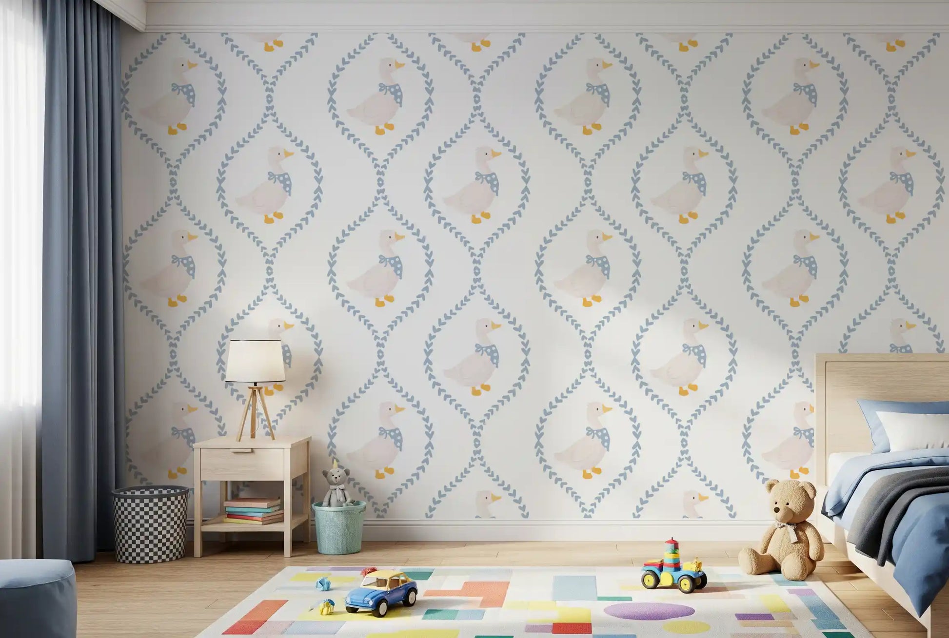 Repeated diamond lattice on the Dapper wallpaper
