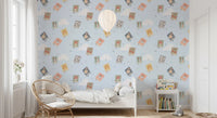 The Book Lovers Dreams wallpaper with a calm nursery for a child-friendly finish.
