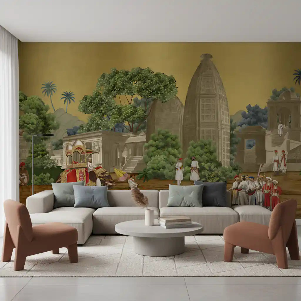 Palace Procession Mural Wall Mural