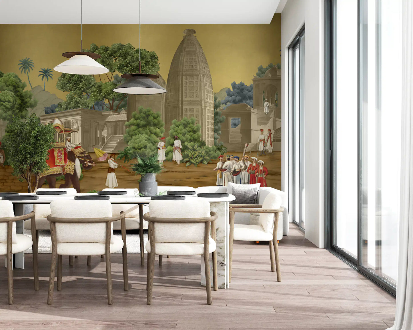 Palace Procession Mural Wall Mural